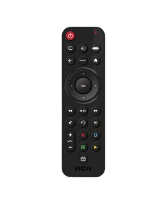 RCA - Universal Remote Control Rechargeable - Black Black