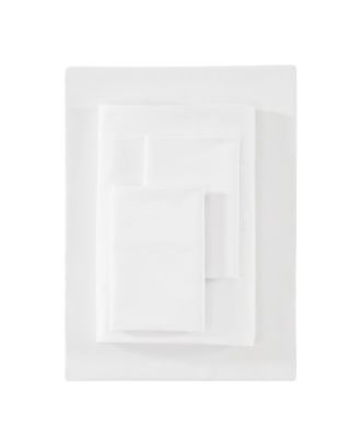 Vera Wang - Solid 1000-Thread Count Sateen 4-Pc. Sheet Set, King White