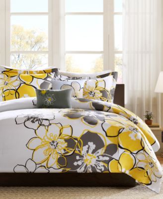 Intelligent Design - Allison 3-Pc. Comforter Set, Twin/Twin XL Yellow