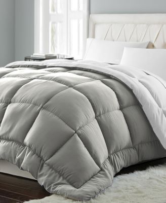 Blue Ridge - Comforloft®Down Alternative 1000 Thread Count Pima Cotton Comforter, Twin Grey