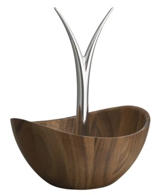 Nambe 12" Fruit Tree Centerpiece Bowl image
