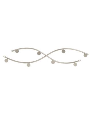 Spectrum - Sweep Wall Mount 8-Hook Rack Chrome