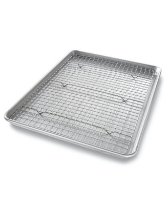 USA Pan - Sheet and Baking Rack Set Silver