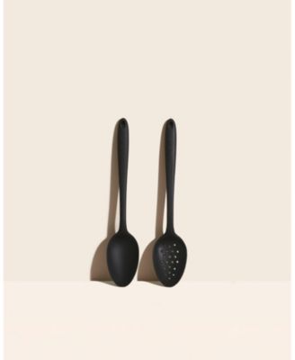 GIR - Ultimate Perforated Spoon & Spoon Set Black