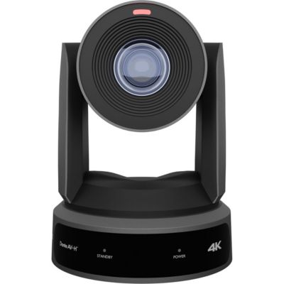 PTZOptics - Link 4K 30X PTZ Camera with Auto-Tracking, SDI/HDMI/USB/IP Outputs & Dante AV-H for Video Production and Surveillance Gray 1