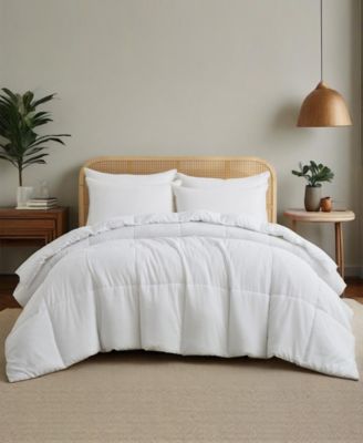UNIKOME - Lightweight Down Alternative Comforter, Twin White