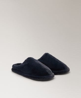 MANGO - Women's Stitching Detail Clogs Night Blue