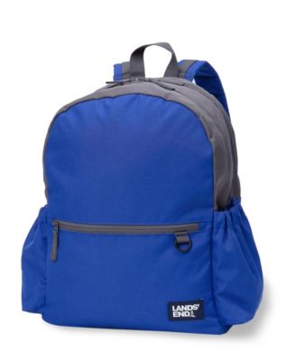 Lands' End - Kids Techpack Medium Backpack Cobalt