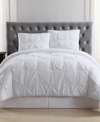 Truly Soft - Pleated Comforter Set, Twin/Twin XL White