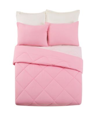 Urban Playground - Olivia 2 Piece Comforter Set, Twin/Twin XL Pink