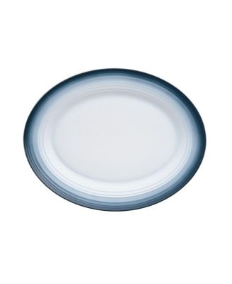 Mikasa - Swirl 13.75" Oval Platter Blue
