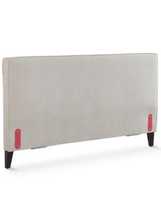 Macy's - Mariley Upholstered Full Headboard Dove