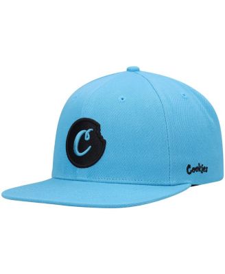 Cookies - Men's Blue C-Bite Solid Snapback Hat Blue