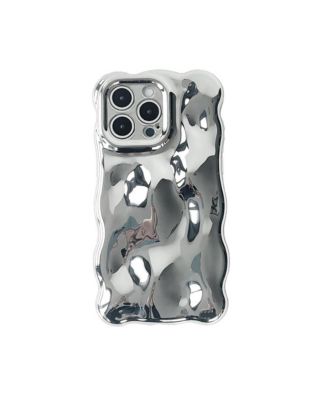 Auramma - Bubbles iPhone 15 Pro Max Case Silver
