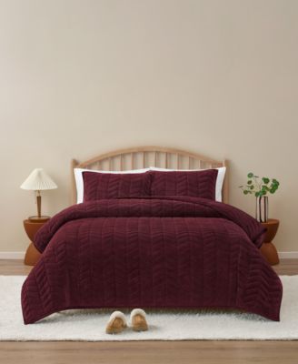 UGG® -  Coco 2-Pc. Quilt Set, Twin/Twin XL Wild Grape