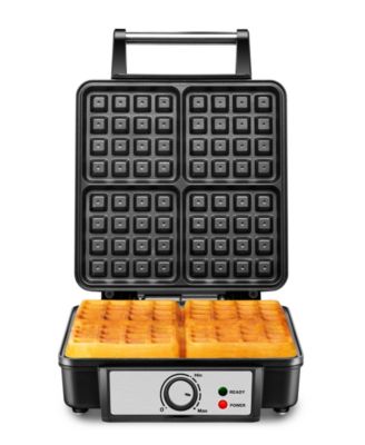 Chefman - 4-Slice Waffle Maker Black
