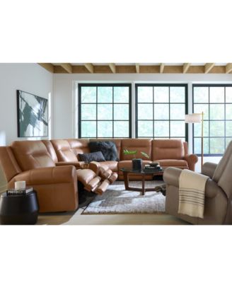 Macy's - Alexandre Leather Sectional Collection