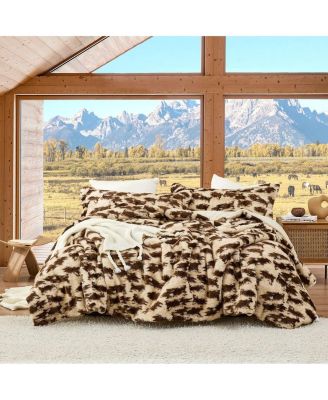 Coma Inducer - Cowboy - Oversized Comforter Set - Brown Cow Brown cow