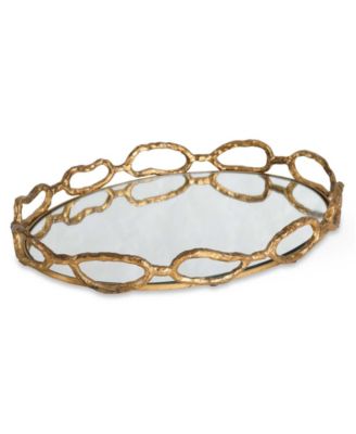 Uttermost - Cable Chain Tray Silver