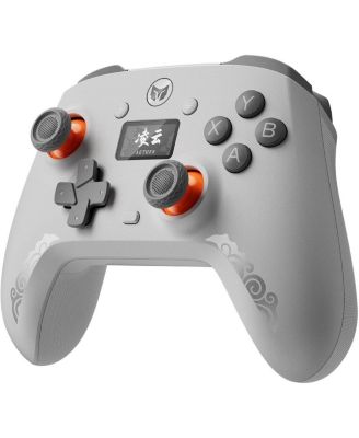 BIGBIG WON - AETHER Bluetooth Wireless Hall Effect Controller with Smart Display for Switch, PC, Android and iOS. Gray