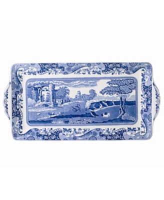 Spode - Blue Italian Sandwich Tray