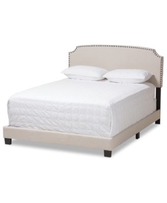 Baxton Studio - Odette Full Bed Light Beig