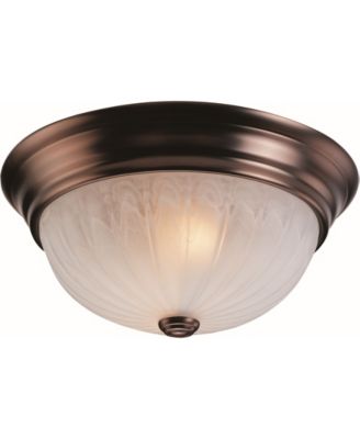 Volume Lighting - Marti 3-Light Flush Mount Ceiling Fixture Bronze