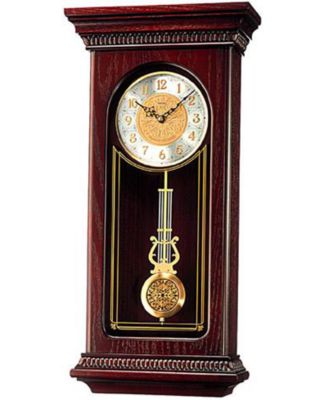 Seiko - Pendulum & Chimes Wall Clock Dark Brown