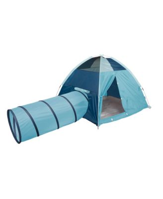 Pacific Play Tents - Cool Blue Tent + Tunnel Combo Blue
