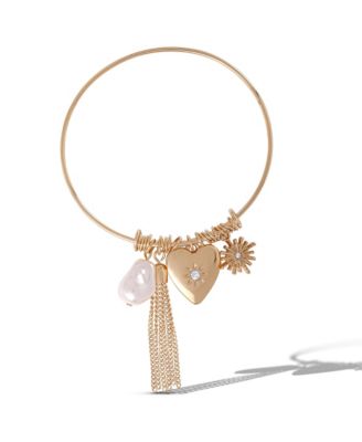 BCBGeneration - Charm Collar Necklace Gold