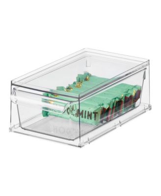 iDesign - Stackable Kitchen Storage Drawer - Clear Clear
