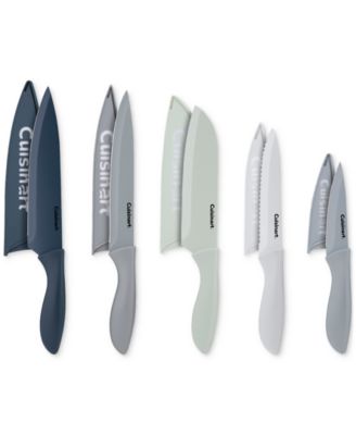 Cuisinart - Ceramic Coated 10-Piece Cutlery Knife Set Blue Ombre