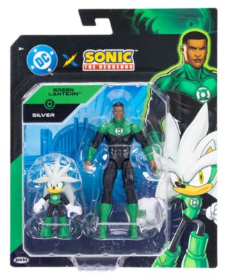 Sonic - The Hedgehog Silver and Green Lantern Action Figures
