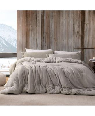 Coma Inducer - Love Thick - Plush Oversized Comforter Set Oyster gray