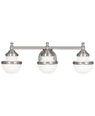 Livex - Oldwick Vanity Light Brushed Nickel