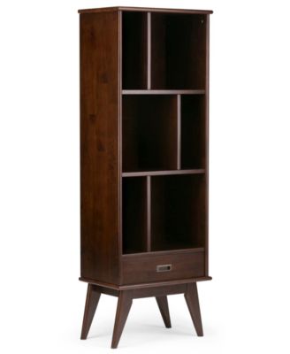 Simpli Home - Ednie Bookcase Auburn Brown