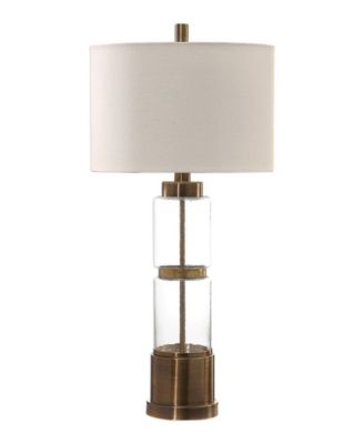 Uttermost - Vaiga Glass Column Lamp Open Misce