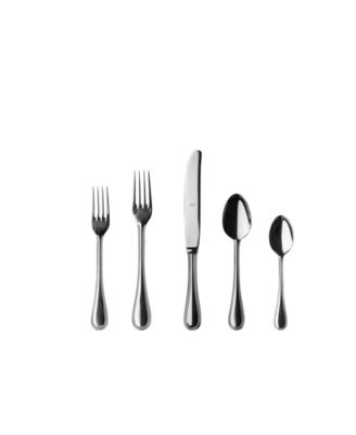 Mepra - Perla Flatware Set, 5 Pieces Silver-Tone