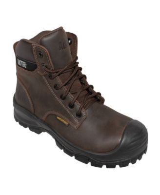 AdTec - Men's 6" Waterproof Composite Toe Work Boot Brown Brown