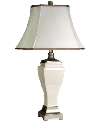 StyleCraft Home Collection - StyleCraft Crackled Ceramic Table Lamp Cream Crackle
