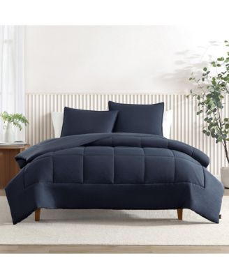 UGG® - Devon Reversible 3-Pc. Comforter Set, King Navy