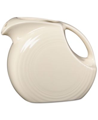Fiesta - Large Disk Pitcher, 67 oz. Linen