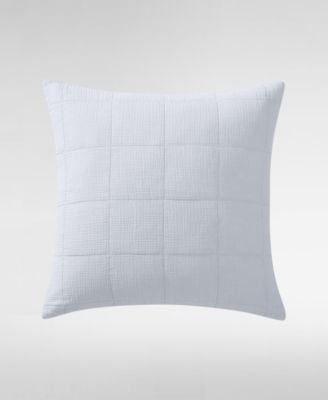 Calvin Klein - Cotton Gauze Solid Decorative Pillow Cover, 22" x 22" Dawn Blue
