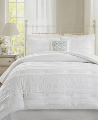 Madison Park - Celeste 5-Pc. Comforter Set, Queen White